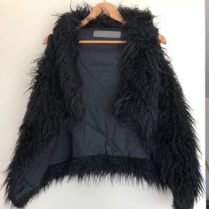 Zara’s Faux Fur Vest